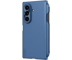 Nillkin Super Frosted FOLD Magnetic Pen Slot Back dėklas skirtas Samsung Galaxy Z Fold 7 mėlynos spalvos