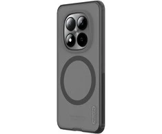 Nillkin Super Frosted PRO Magnetic Back dėklas skirtas Xiaomi Redmi Note 15 Pro+ 5G Transparent Juodas