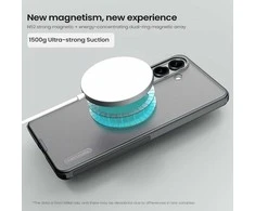 Nillkin Super Frosted PRO Magnetic dėklas skirtas Samsung Galaxy S26+ Transparent Juodas