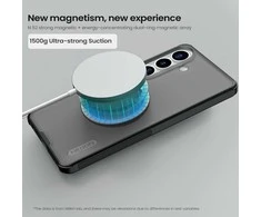 Nillkin Super Frosted PRO Magnetic dėklas skirtas Samsung Galaxy S26 Transparent Juodas