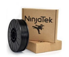 Ninjatek NinjaFlex plastikas - 1.75mm - 1kg - Midnight Juodas