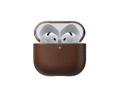 Nomad modernus odinis dėklas, rudas – „Airpods 4“