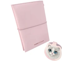 Notebook + pen Set 2-in-1 Nimmy New Big-Eye Cute Pets 2.0 Cat rožinės spalvos