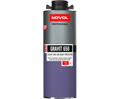 Novol Hermetikas-apsauginė danga 1L, GRAVIT 650 juoda