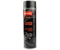 Novol Juodi pusiau blizgūs dažai 500ml Juodas SATIN