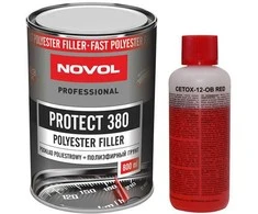 Novol RINKINYS: Poliesterinis gruntas PROTECT 380 0.8 + kietiklis 0.08L