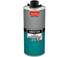 Novol Vaškas uždaroms ertmėmas GRAVIT 640 rudas 1 l