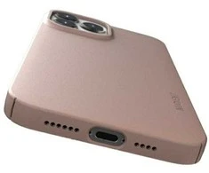 Dėklas Nudient Thin V3 MagSafe skirtas Apple iPhone 13 Pro Max rožinės spalvos