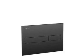 Laufen WC klavišas LIS Dual Flush, juodas matinis 8956617160001