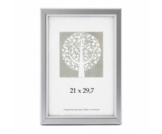 Savex Nuotraukų rėmelis, plastikinis, A4, 21x29,7 cm, sidabro sp.