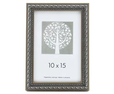 Nuotraukų rėmelis Plastikinis rėmelis Charlotta 1305025, 10x15cm, sidabrinės spalvos