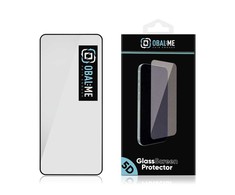 OBAL:ME 5D Apsauginis stiklas Screen Protector skirtas Motorola G57 Power Juodas