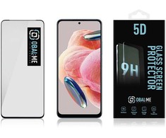 Samsung OBAL:ME 5D apsauginis stiklas telefonui Xiaomi Redmi 13 4G/5G Juodas