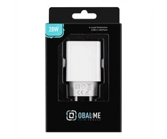 OBAL:ME laidinis įkroviklis USB-C 20W baltos spalvos