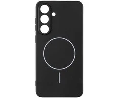 OBAL:ME MagNetix Matte TPU dėklas skirtas Samsung Galaxy S25 FE juodos spalvos