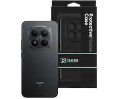OBAL:ME Matte TPU dėklas skirtas Xiaomi Redmi Note 15 Pro+ 5G/Poco M8 Pro 5G juodos spalvos
