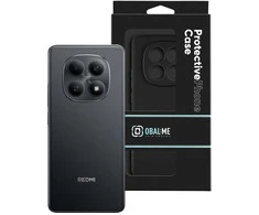 OBAL:ME Matte TPU dėklas skirtas Xiaomi Redmi Note 15 4G/5G/Poco M8 5G juodos spalvos