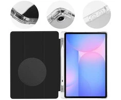 OBAL:ME MistyTab dėklas skirtas Samsung Galaxy Tab S10 Lite/S9/S9 FE/S10 FE Juodas