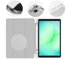 OBAL:ME MistyTab dėklas skirtas Samsung Galaxy Tab A11/A9 Light Gray