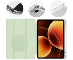 OBAL:ME MistyTab dėklas skirtas Xiaomi Pad 8/8 Pro Light Žalias