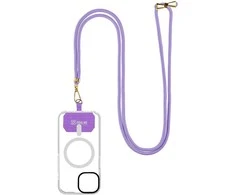 OBAL:ME NeckTag Allure virvelė skirta telefonui violetinės spalvos