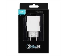 OBAL:ME sieninis įkroviklis USB-A 10W baltos spalvos