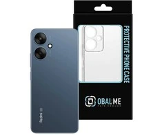 OBAL:ME TPU dėklas telefonui Xiaomi raudonos spalvosmi 13C 5G skaidrus