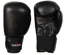 Odinės bokso pirštinės Outliner SG-1011, juoda, 8 oz