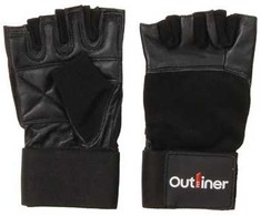 Odinės treniruočių pirštinės Outliner SG-1164, juoda, XL