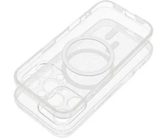 Oem CLEAR MAG COVER dėklas suderinamas su MagSafe skirtas Samsung Galaxy S25 skaidrus