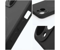 Dėklas Oem Case for iPhone 11 PRO Silicone Mag Cover compatible with MagSafe juodas