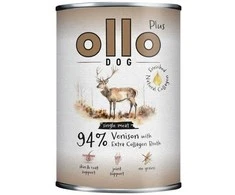 OLLO Plus Collagen Deer – drėgnas ėdalas šunims – 400g