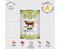 OLLO Plus Collagen jautiena – drėgnas ėdalas šunims – 400g
