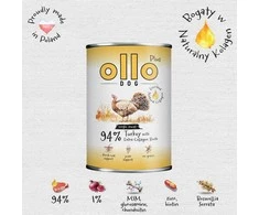 OLLO Plus Collagen kalakutiena – drėgnas ėdalas šunims – 400g