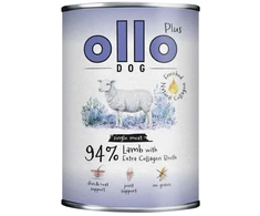 OLLO Plus Collagen Mono ėriena – drėgnas ėdalas šunims – 800g