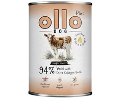OLLO Plus Collagen Mono Veal – drėgnas ėdalas šunims – 800g