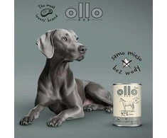 OLLO Pure Arklys – šlapias šunų maistas – 400g