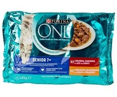 ONE ĖDAL KONS KATĖMS SENIOR SU JAUT 4X85G