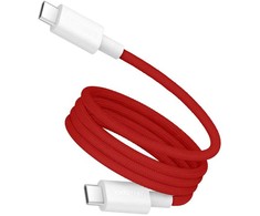 OnePlus SUPERVOOC USB-C/USB-C magnetinis kabelis 10A 1.2m raudonos spalvos
