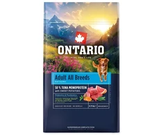 Ontario Adult All Breeds Monoprotein Tunas ir Saldžiosios bulvės 2,25 kg