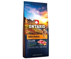 Ontario Senior Medium ėriena &amp; Brown ryžiai 12kg