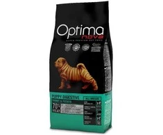 Optima Nova OPTIMANOVA Puppy Digestive triušiena & bulvės – sausas Maistas šunims – 12kg