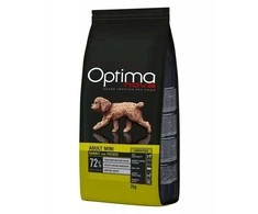 OPTIMANOVA Adult Mini Digestive triušiena & bulvės – sausas Maistas šunims – 2kg
