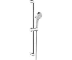 Dušo komplektas ORAS LINEA, stovas, žarna 150 cm, 3-jų srovių dušo galva, chromo sp.