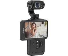 Ordro Pocket M5 3-Axis Gimbal Camera, 5K, for Vlogging and YouTube – juodos spalvos