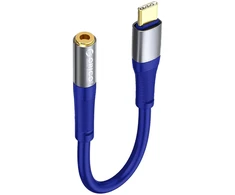 Orico AXC-02 USB-C to 3.5 mm jack audio cable 20 cm - mėlynas