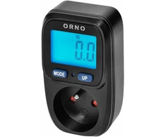 Orno Watomierz, Vatmetras, energijos skaičiuotuvas su apšviečiamu LCD ekranu, juodas