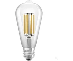 Osram LED LEMPUTĖ, ST64, E27, 4W, 830, 840LM, FILAMENTINĖ, ULTRA