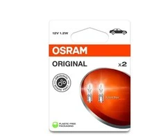 OSRAM Automobilinės lemputės 1.2W 12V W2x4.6D 2vnt