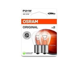 OSRAM Automobilinės lemputės 21W 12V BA15S 2vnt